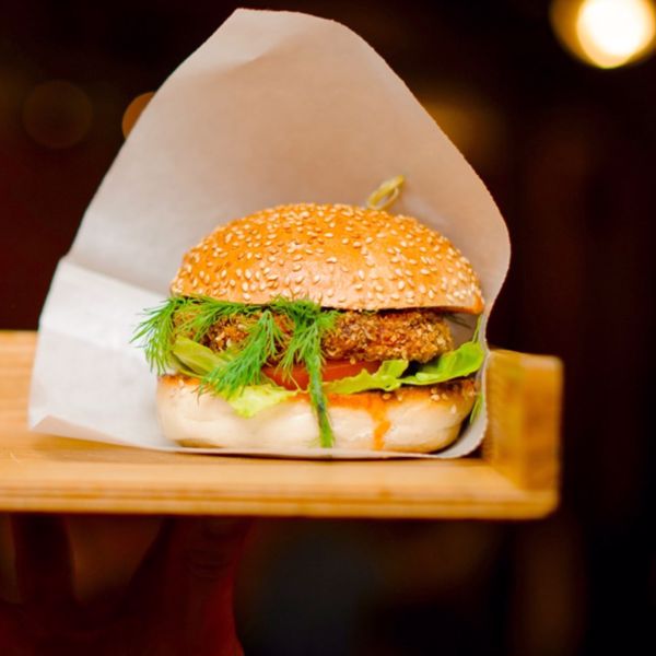 Фото Бургер з раків та курки у True Burger Bar