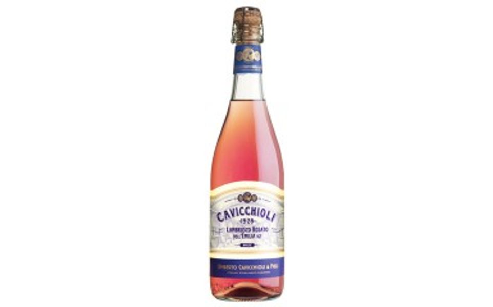 Фото Cavicchioli lambrusco bianco dell'emilia IGT Італія, рожеве, напівсолодке у Pesto Cafe